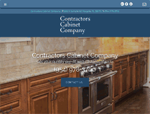 Tablet Screenshot of cabinetsmargatefl.com
